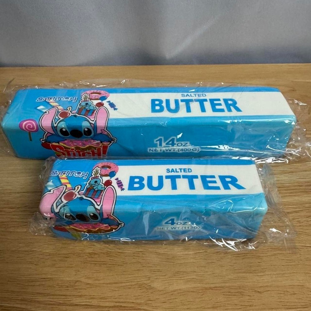 Stitch Donut Butter Squishy Set 14 oz & 4 oz Slow Rising NEW